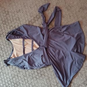 Open Back Jersey Romper by Balera